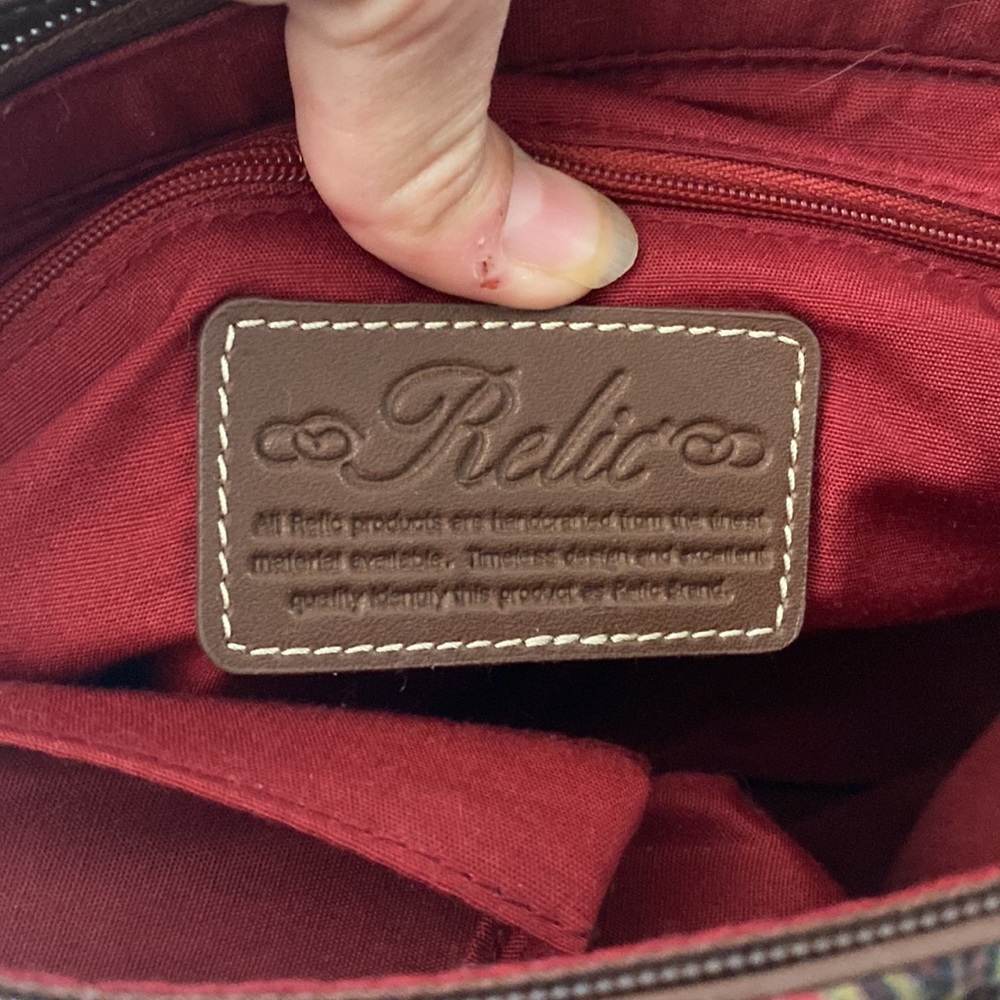 Tropical Wooden Handle Bag - Picture 4 of 5
